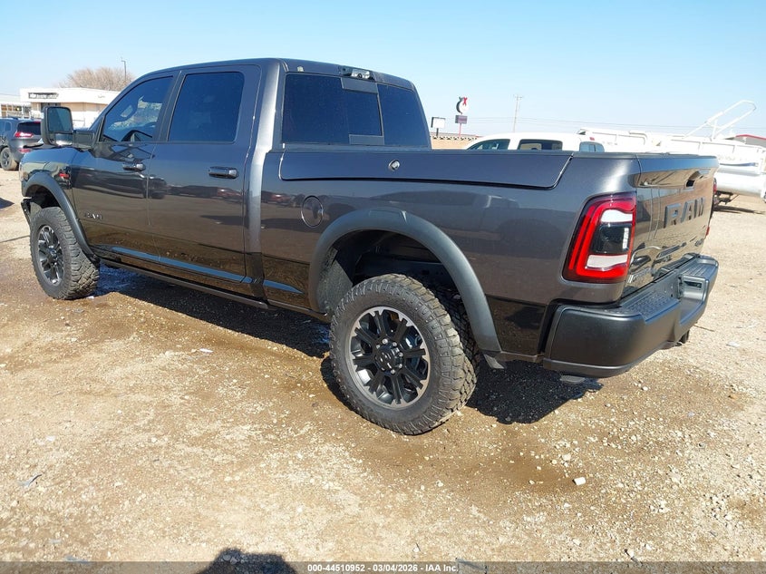 Vin: 3c6ur5el1pg634650, lot: 45007713, ram 2500 power wagon rebel  4x4 6'4 box 20233