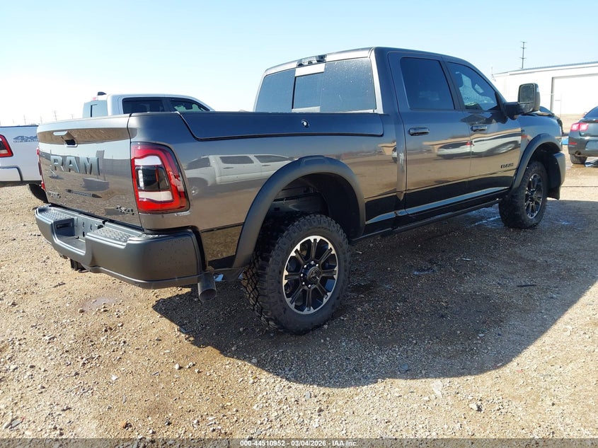Vin: 3c6ur5el1pg634650, lot: 45007713, ram 2500 power wagon rebel  4x4 6'4 box 20234