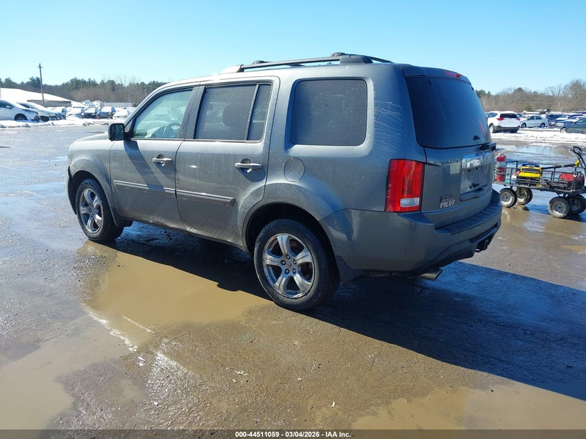 2012 Honda Pilot 3.5 Ex-L grey Lot 111044511059 Vin 5FNYF4H51CB082383