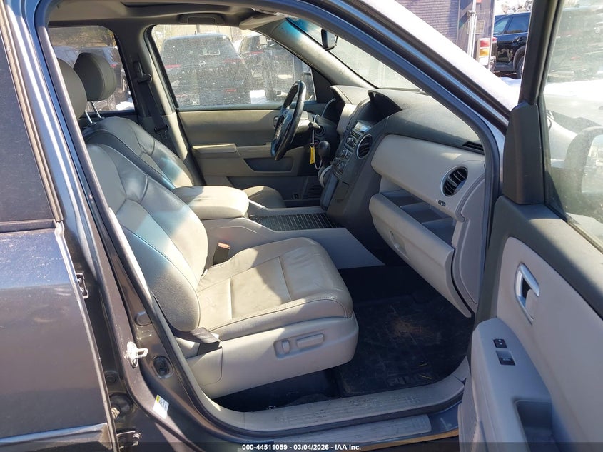 2012 Honda Pilot 3.5 Ex-L grey Lot 111044511059 Vin 5FNYF4H51CB082383