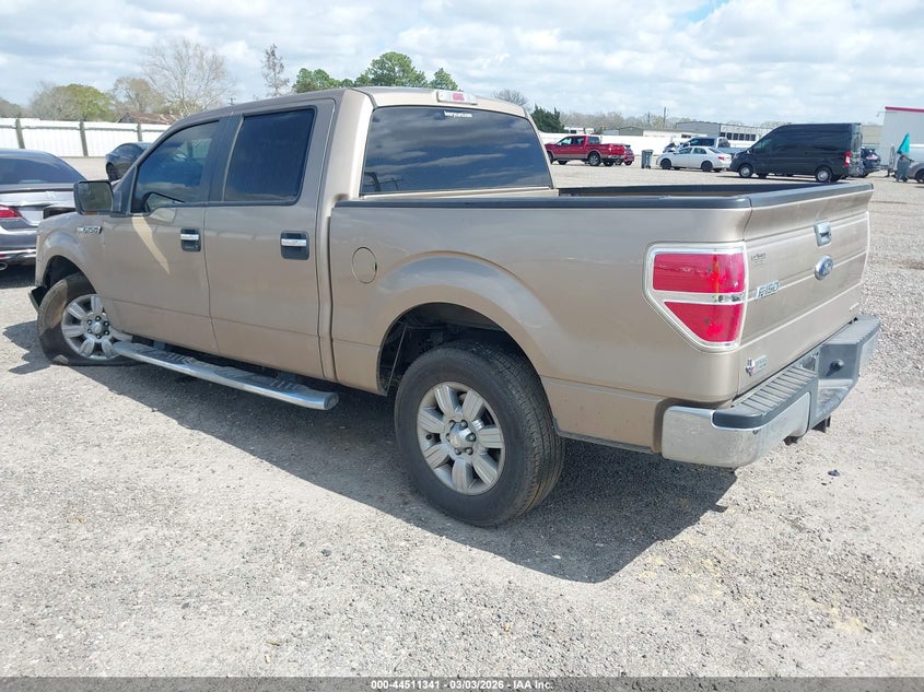 2012 Ford F-150 5.0 Xlt gold Lot 111044511341 Vin 1FTFW1CF6CKE32311