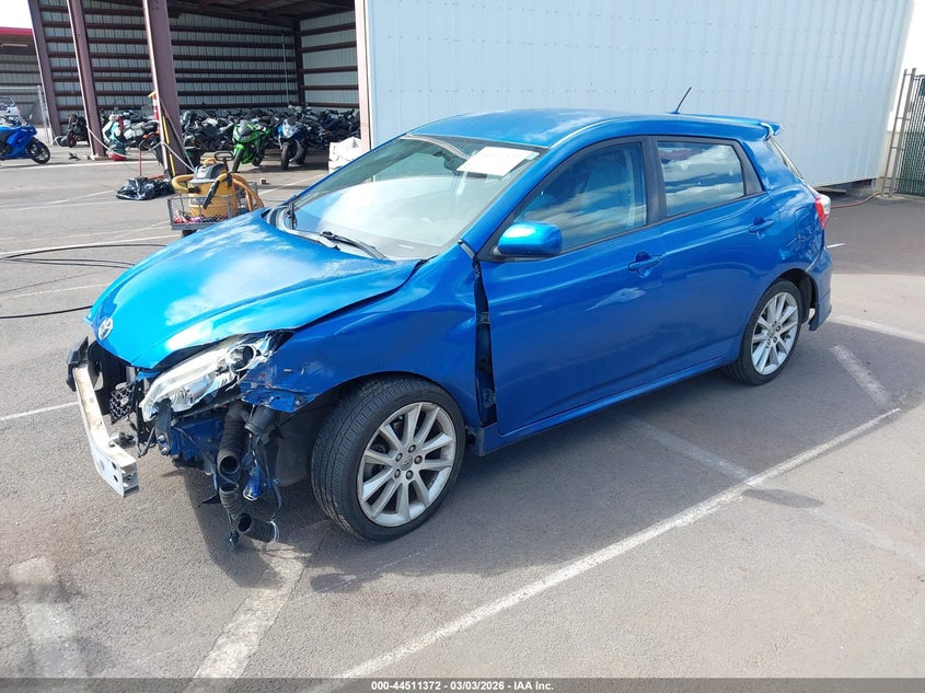 Vin: 2t1me4ee0ac006435, lot: 45008133, toyota matrix xrs 20102