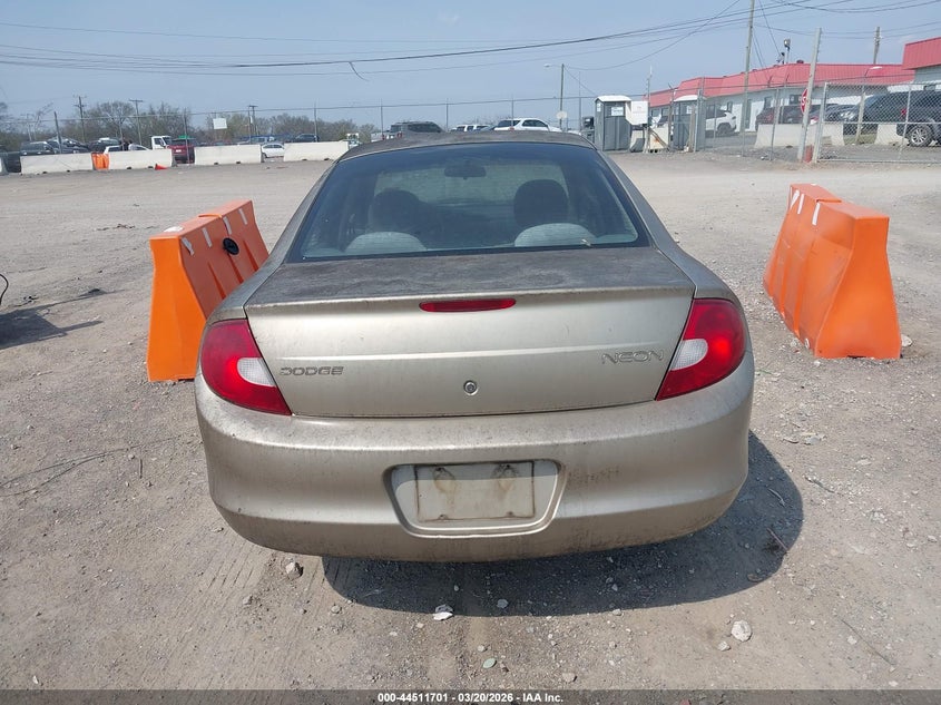 2002 Dodge Neon VIN: 1B3ES26C32D600313 Lot: 44511701