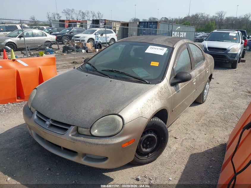 2002 Dodge Neon VIN: 1B3ES26C32D600313 Lot: 44511701