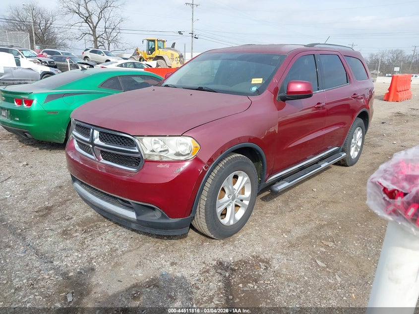 Vin: 1c4rdhagxdc530065, lot: 45008577, dodge durango sxt 20132