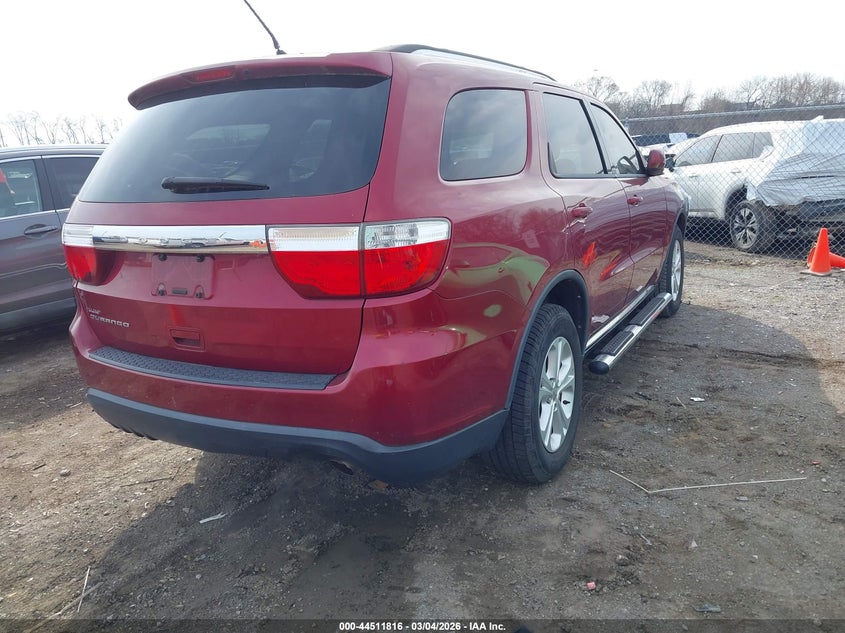 Vin: 1c4rdhagxdc530065, lot: 45008577, dodge durango sxt 20134