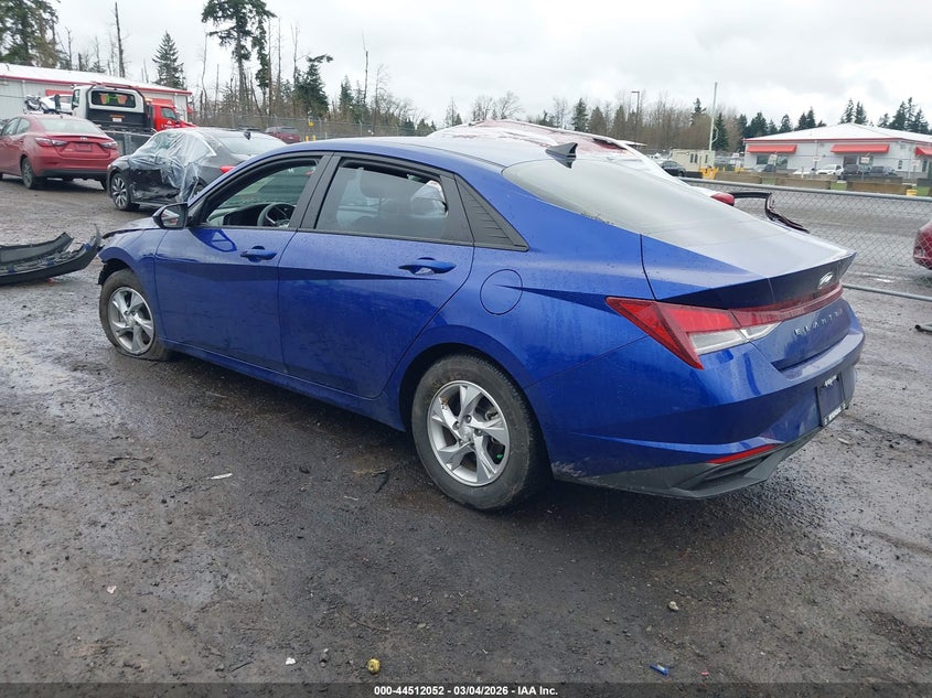VIN KMHLL4AG0MU138056 2021 HYUNDAI ELANTRA SE