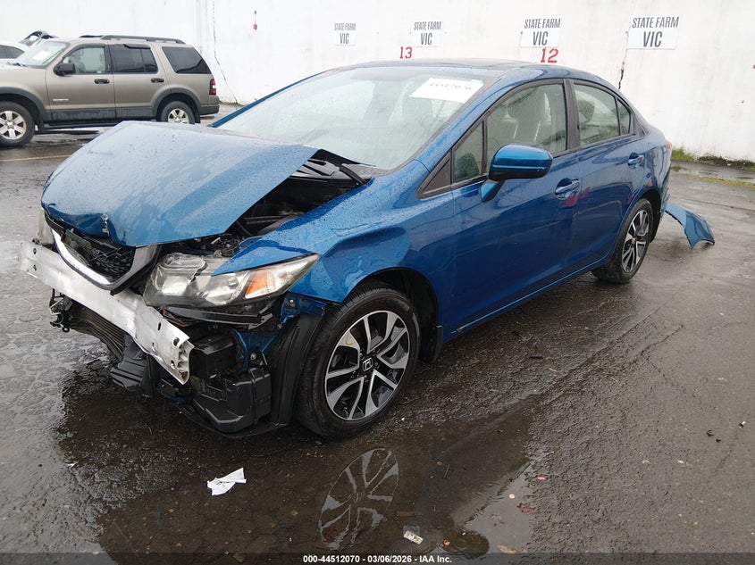 2014 Honda Civic Ex 2HGFB2F81EH500492 photo 1