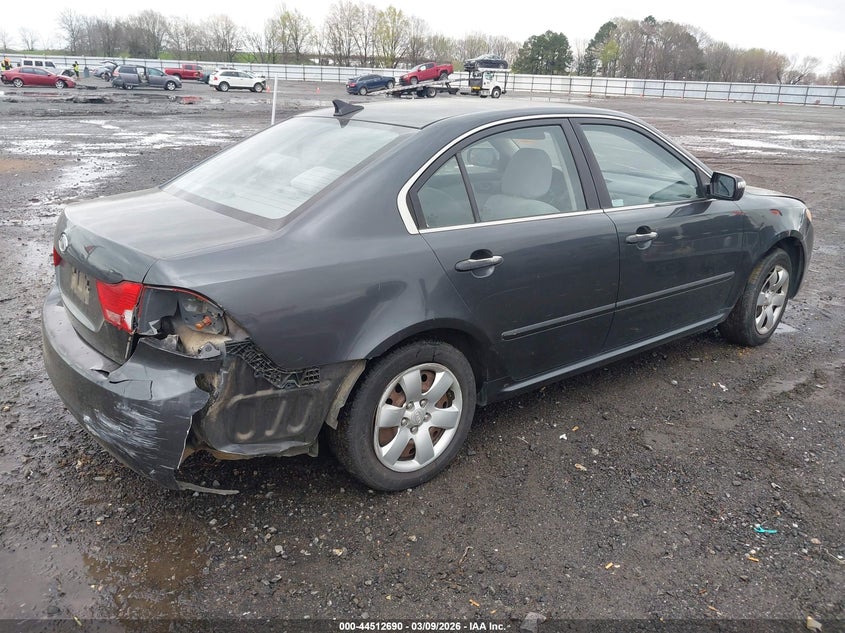 Vin: knagg4a89a5386277, lot: 45009450, kia optima lx 20104
