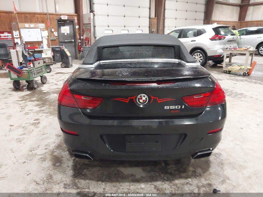 2012 BMW 650I xDrive VIN: WBALZ5C59CC619817 Lot: 44512815