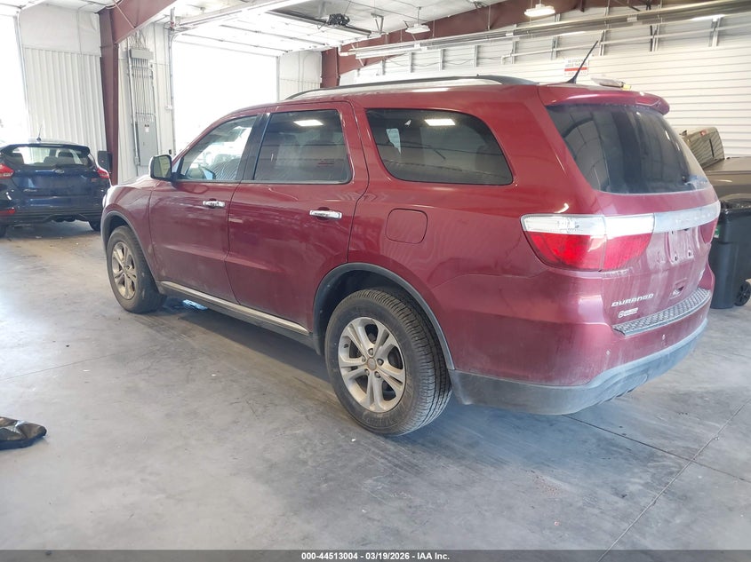 Vin: 1c4rdjdg2dc608549, lot: 45009765, dodge durango crew 20133