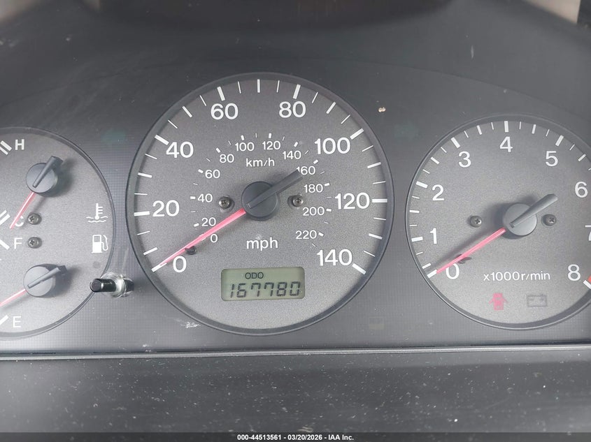 1999 Mazda Protege Dx/Lx VIN: JM1BJ2225X0165892 Lot: 44513561
