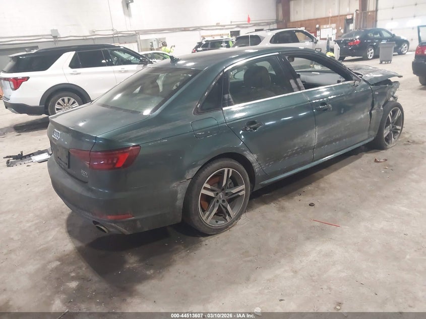 Vin: wauenaf40ja073966, lot: 45010368, audi a4 2.0t premium 20184