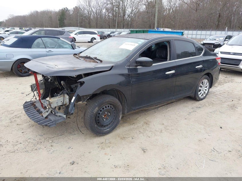 NISSAN SENTRA 2013 VIN 3N1AB7AP9DL772849