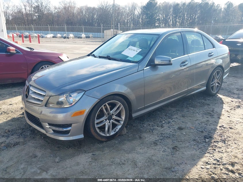 2012 Mercedes-benz C class 3.0 C 300 Sport 4Matic grey Lot 111044513674 Vin WDDGF8BB7CR227007