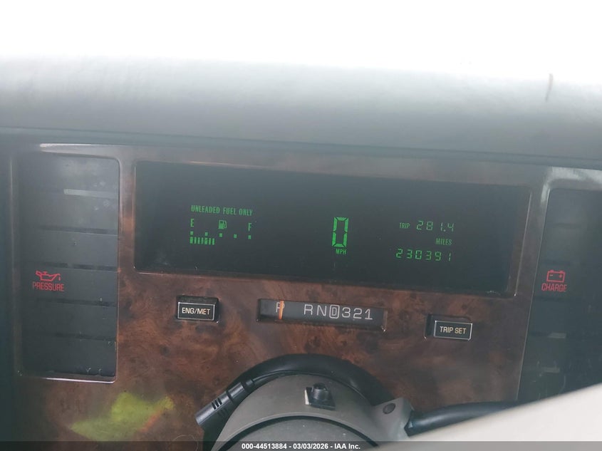 1996 CADILLAC FLEETWOOD SEDAN 5.7L V8 FI OHV F