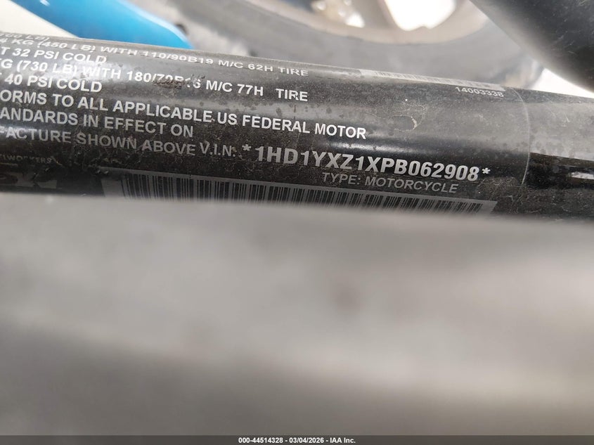 2023 Harley-Davidson Fxlrst VIN: 1HD1YXZ1XPB062908 Lot: 44514328