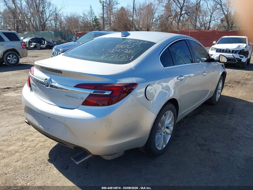 Vin: 2g4gs5gx5g9127654, lot: 45011335, buick regal turbo premium ii 20164