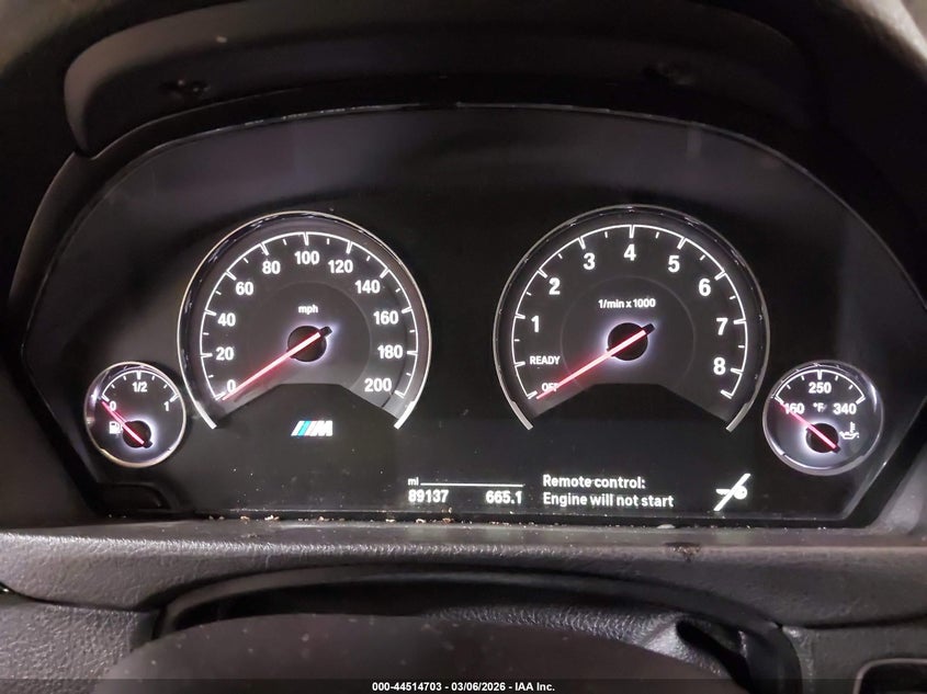 2015 BMW M4 VIN: WBS3R9C5XFK334413 Lot: 44514703