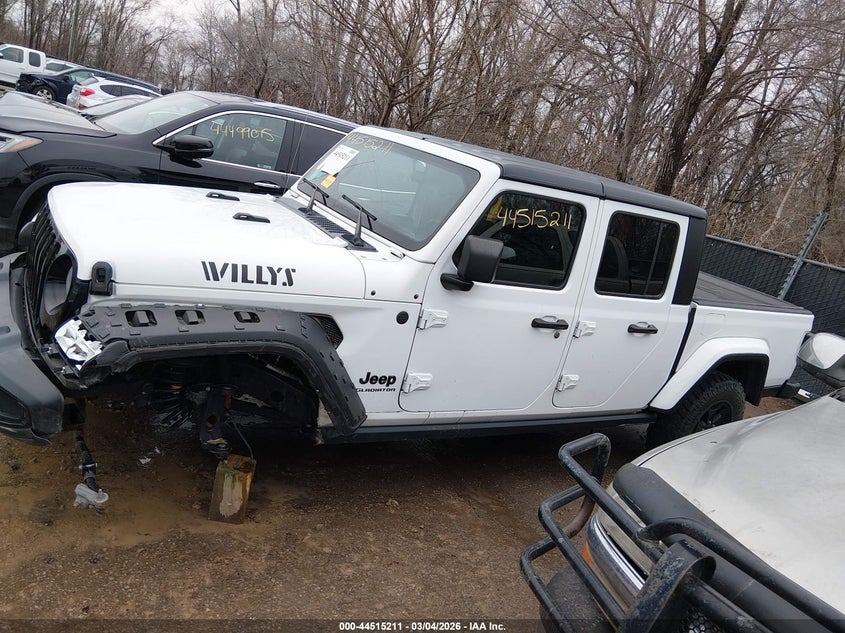2022 JEEP GLADIATOR CABRIO 3.6L V-6 DOHC, VVT, 285HP