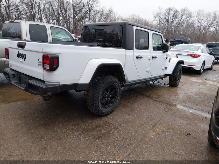 Vin: 1c6hjtag7nl151430, lot: 45011972, jeep gladiator willys 4x4 20224