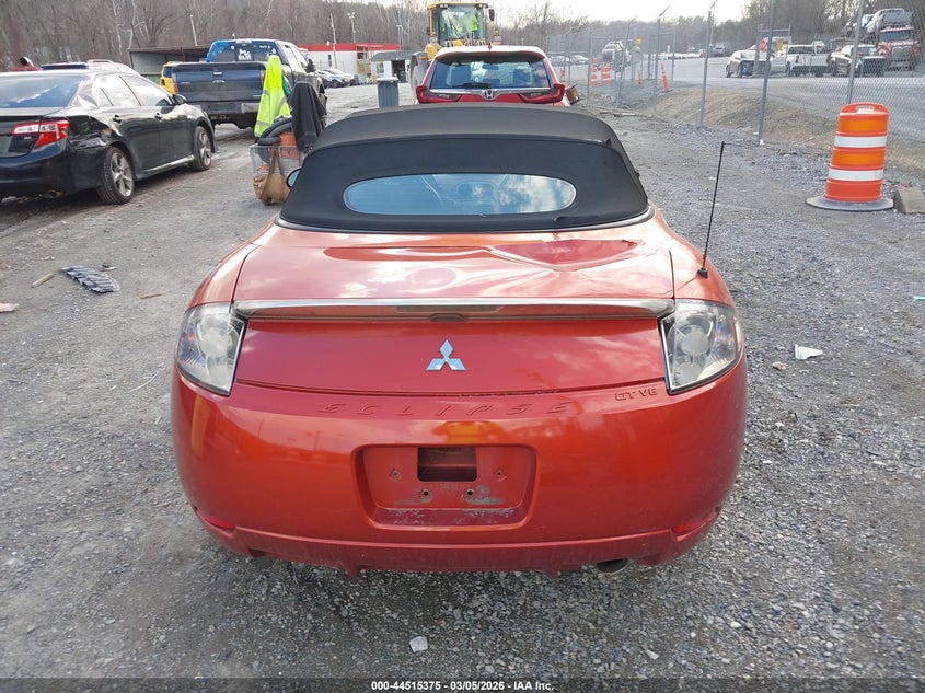 2007 Mitsubishi Eclipse Spyder Gt VIN: 4A3AL35T87E041115 Lot: 44515375