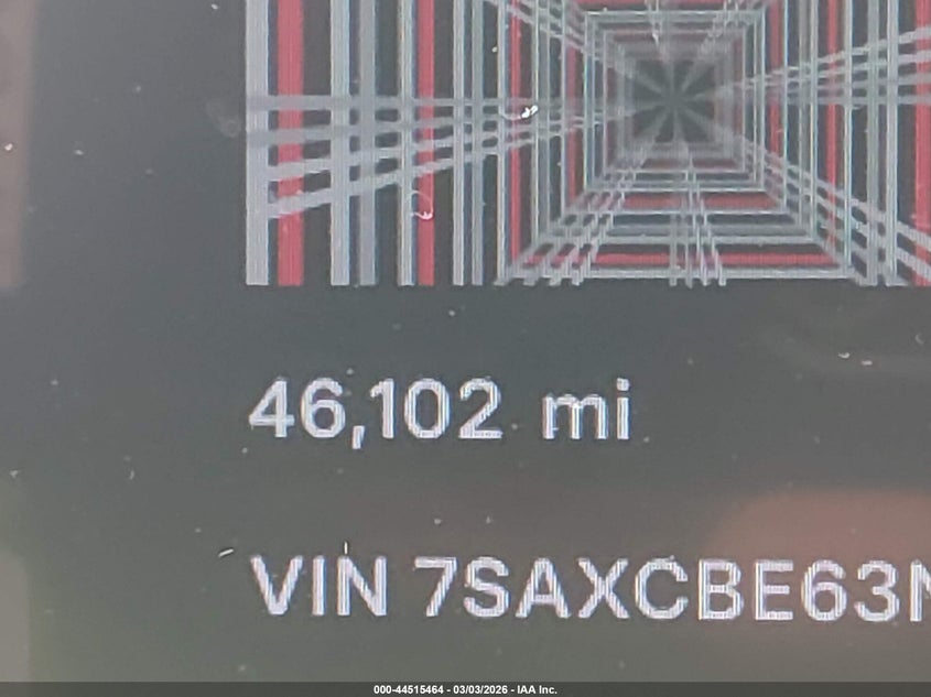 2022 Tesla Model X Plaid Tri Motor All-Wheel Drive VIN: 7SAXCBE63NF334002 Lot: 44515464