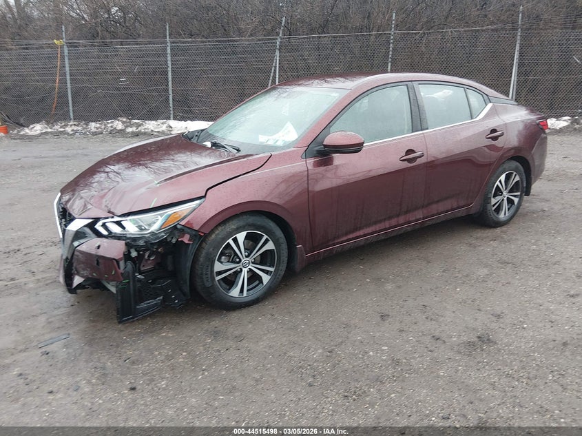 2020 Nissan Sentra Sv Xtronic Cvt