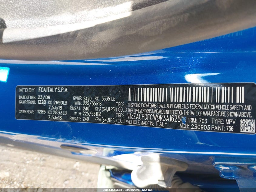 2024 Dodge Hornet R/T Eawd VIN: ZACPDFCW9R3A16251 Lot: 44515673