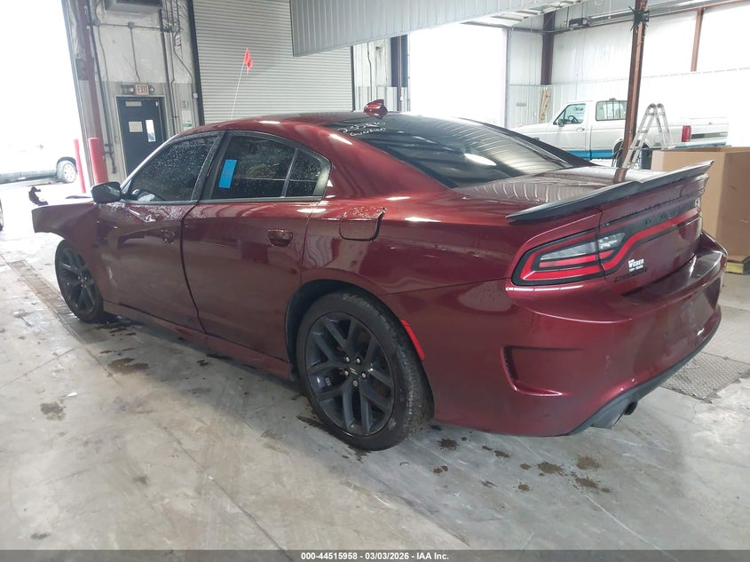 Vin: 2c3cdxct7ph576923, lot: 45012719, dodge charger r/t 20233