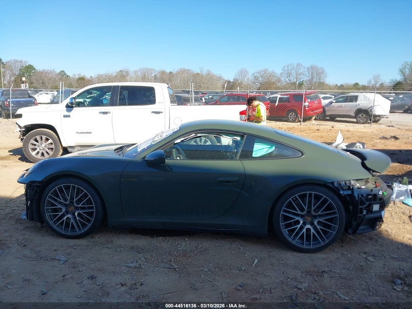 2024 Porsche 911 Carrera 4 Gts/Carrera 4S/Carrera Gts/Carrera S/Dakar VIN: WP0AB2A92RS221236 Lot: 44516136
