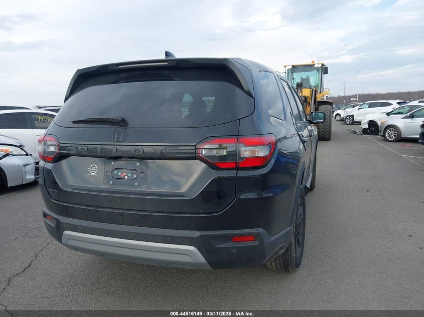 Vin: 5fnyg1h43pb004003, lot: 45012911, honda pilot awd ex-l 8 passenger 20234