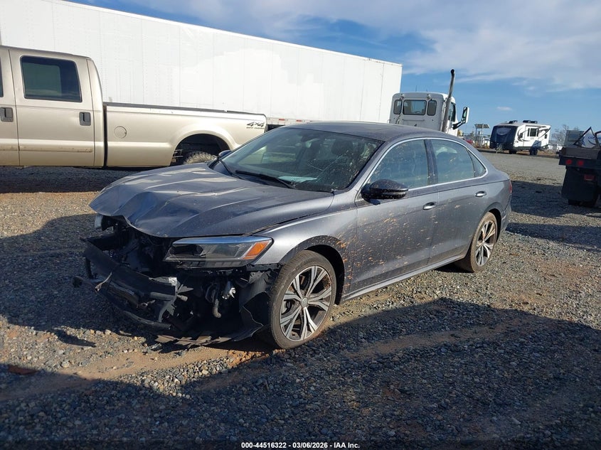 2022 VOLKSWAGEN PASSAT SEDAN 2.0L I-4 DI, DOHC, VVT, TURBO, 174HP