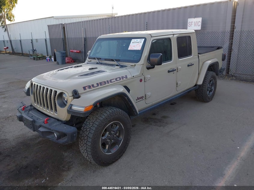 Vin: 1c6jjtbgxnl177083, lot: 45013192, jeep gladiator rubicon 20222