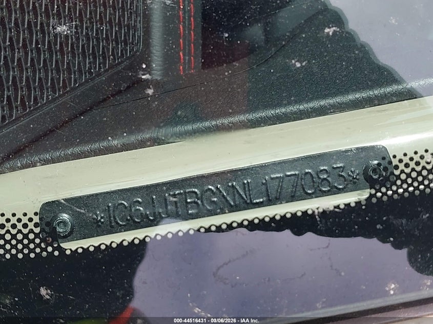 VIN 1C6JJTBGXNL177083 2022 JEEP GLADIATOR RUBICON