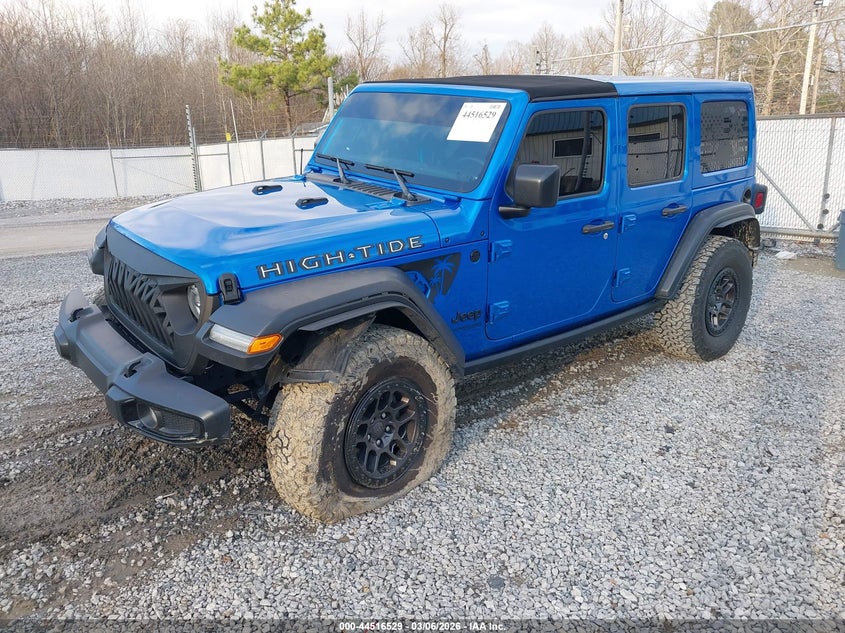 2022 Jeep Wrangler Unlimited High Tide 4x4 1C4HJXDGXNW244260 photo 1