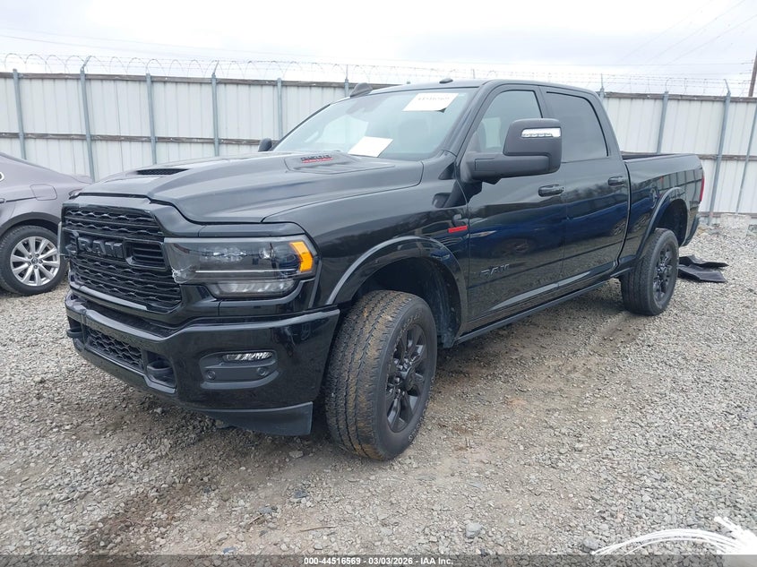 Vin: 3c6ur5slxrg173410, lot: 45013330, ram 2500 limited  4x4 6'4 box 20242