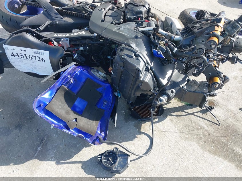 2017 Yamaha Yzfr6 VIN: JYARJ28E6HA001798 Lot: 44516726