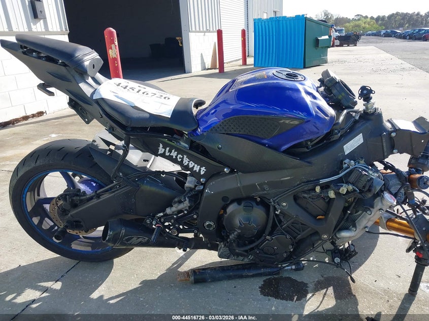 2017 Yamaha Yzfr6 VIN: JYARJ28E6HA001798 Lot: 44516726