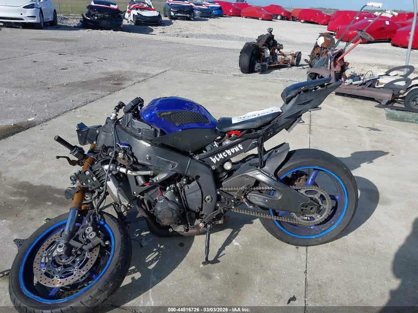 2017 Yamaha Yzfr6 VIN: JYARJ28E6HA001798 Lot: 44516726