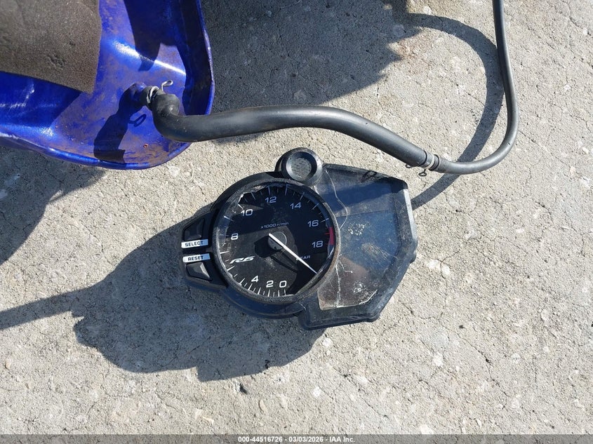 2017 Yamaha Yzfr6 VIN: JYARJ28E6HA001798 Lot: 44516726