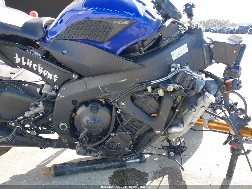 2017 Yamaha Yzfr6 VIN: JYARJ28E6HA001798 Lot: 44516726