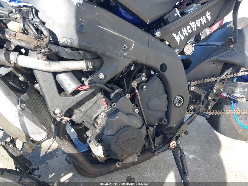 2017 Yamaha Yzfr6 VIN: JYARJ28E6HA001798 Lot: 44516726