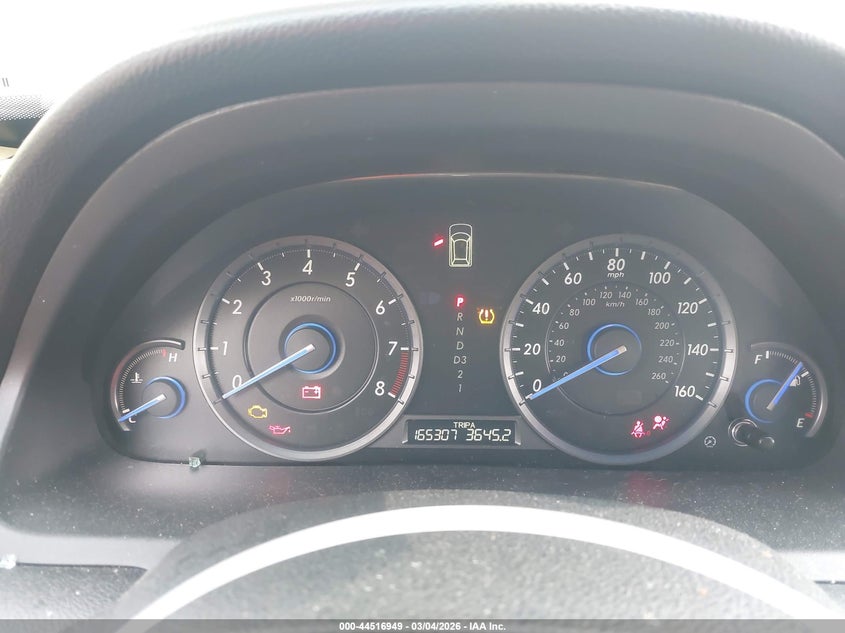 2012 Honda Crosstour 2.4 Ex-L VIN: 5J6TF3H51CL001295 Lot: 44516949