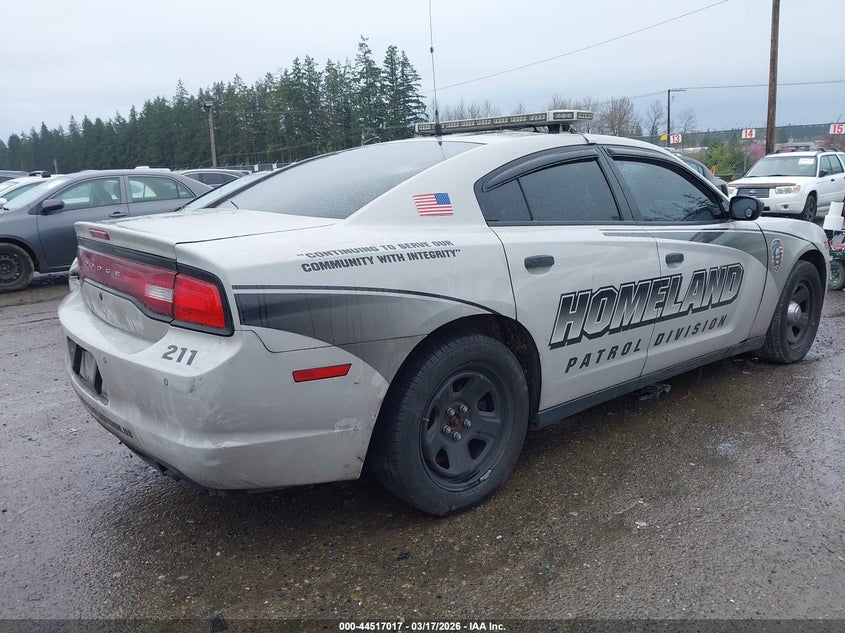Vin: 2c3cdxag6eh362525, lot: 45013778, dodge charger police 20144