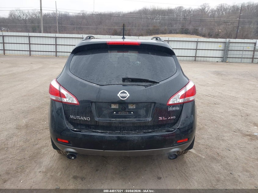 2013 Nissan Murano Sl VIN: JN8AZ1MW8DW303579 Lot: 44517221