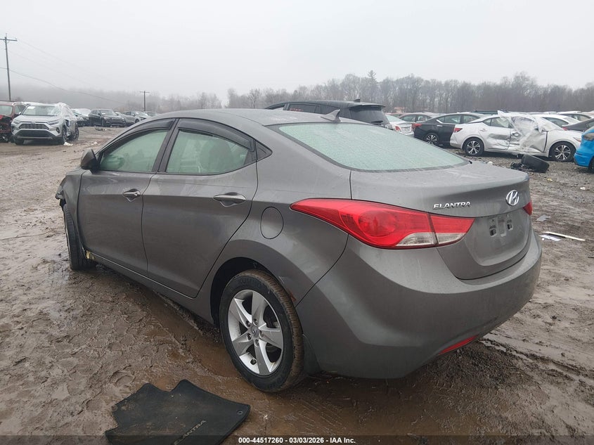 2012 Hyundai Elantra 1.8 Gls grey Lot 111044517260 Vin 5NPDH4AE4CH124100