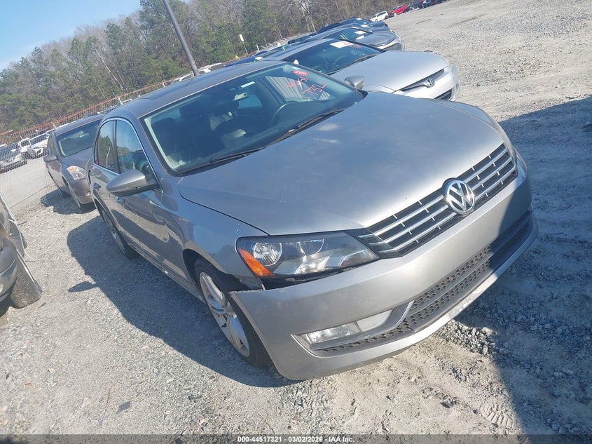 2012 Volkswagen Passat 2.0L Tdi Sel Premium