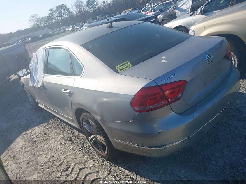 2012 Volkswagen Passat 2.0L Tdi Sel Premium