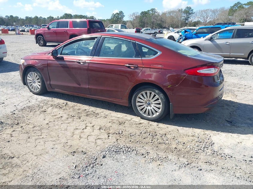 2016 Ford Fusion Energi Se Luxury